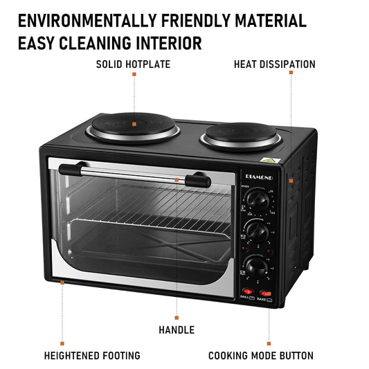 Diamond Brand - 30 Litre Mini Kitchen Oven